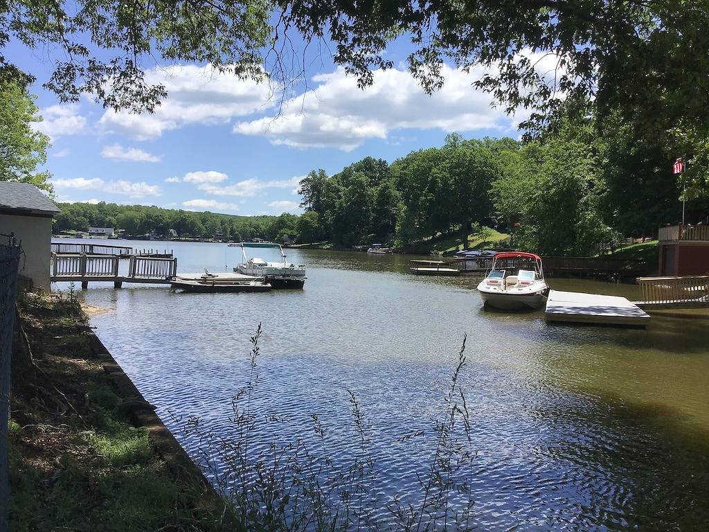 High Rock Lake is calling! Wright by the Lake - Lakefront Duplex in High Rock Lake