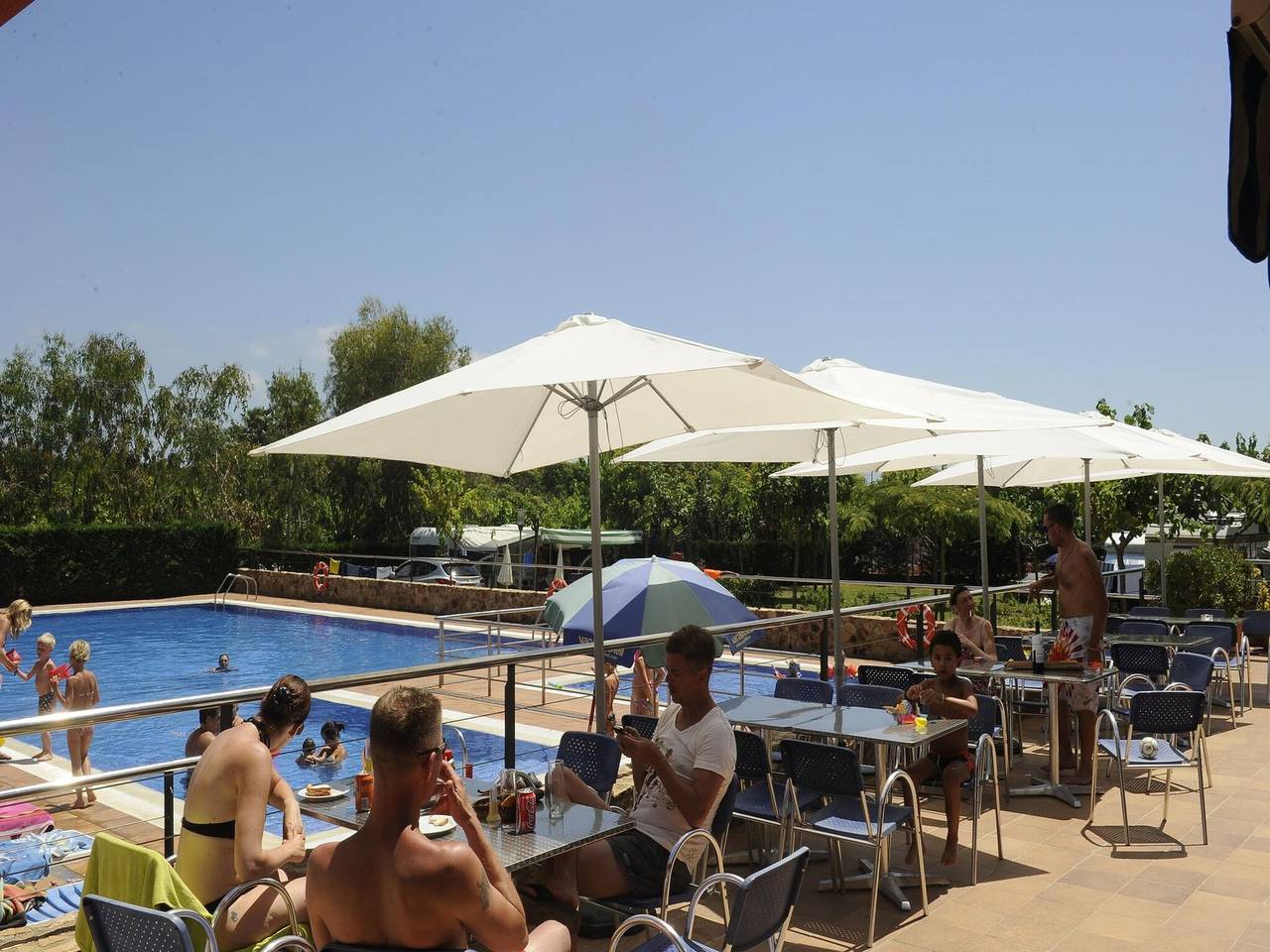 Mobile home with covered terrace in Malgrat de Mar, Costa del Maresme