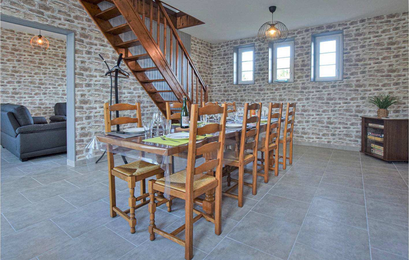 Appartement de jardin avec parking et WiFi in Lithaire, Montsenelle