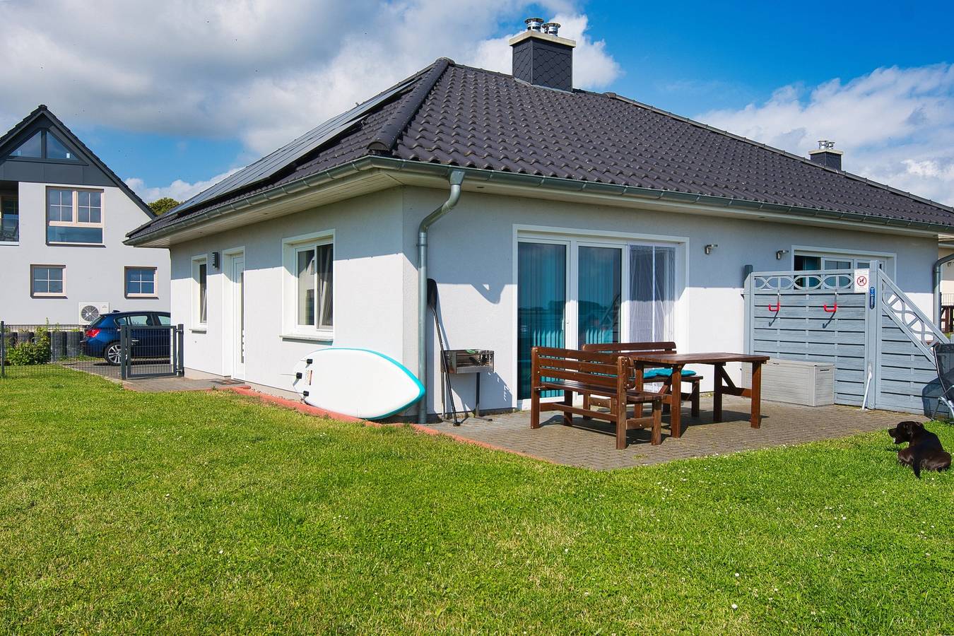 Ganze Ferienwohnung, Ferienhaushälfte Meerblick in Sundhagen, Stralsund Umland