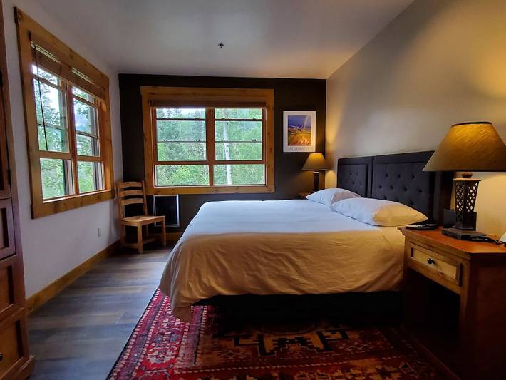 Vacation apartment for 4 people, with balcony and sauna as well as hot tub and pool in Telluride Ski Resort
