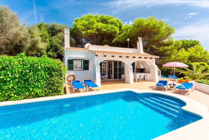 Casa vacanza per 6 persone, con Vista oceano e Terrazza nonché Giardino a Binibeca