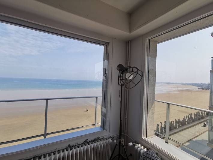 Gîte pour 6 personnes, avec balcon dans Plage Du Bon Secours Saint Malo - 2