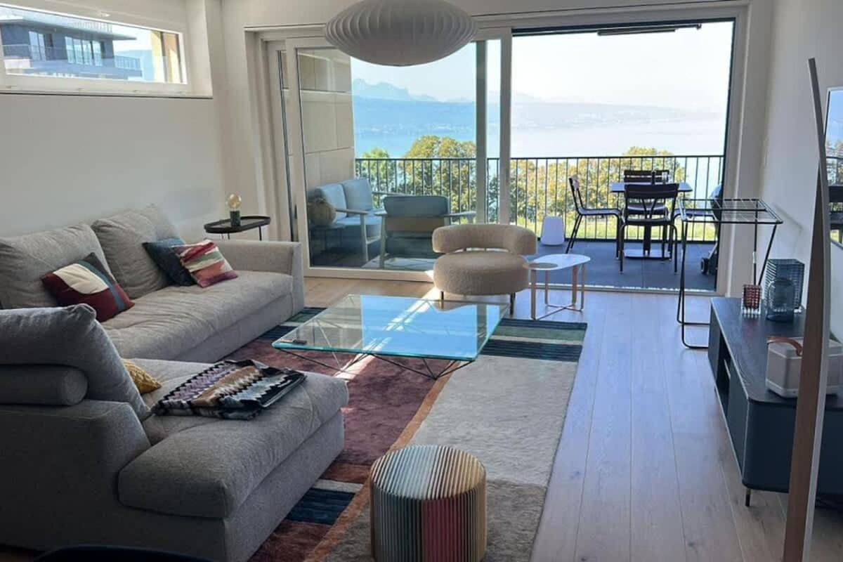 Appartement entier, Les Terrasses de Lavaux-2 Appartement de Luxe avec Vue Panoramique et Piscine" in Puidoux, Lac Léman
