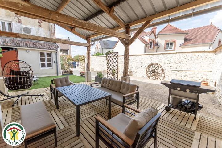Gîte pour 6 personnes, avec Terrasse et Jardin dans Cuis
