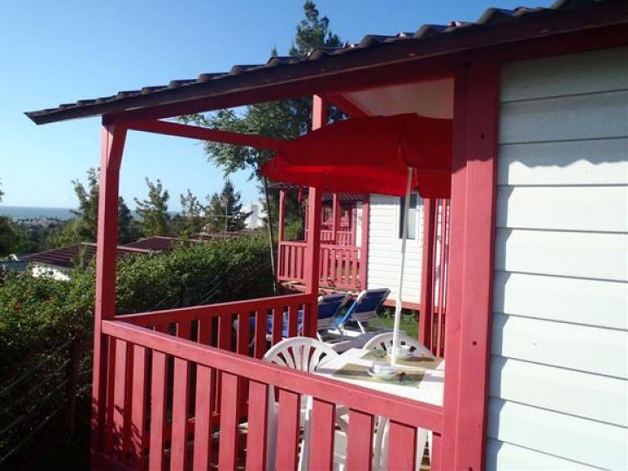 Camping Orbitur Valverde - Bungalow 2 personen - Atlantico 2 Pers, 21m2, 2 Zimmer, 1 Schlafzimmer in Luz, Faro Distrikt