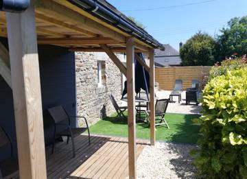 Gîte pour 3 personnes, avec terrasse et jardin à Moëlan-sur-Mer