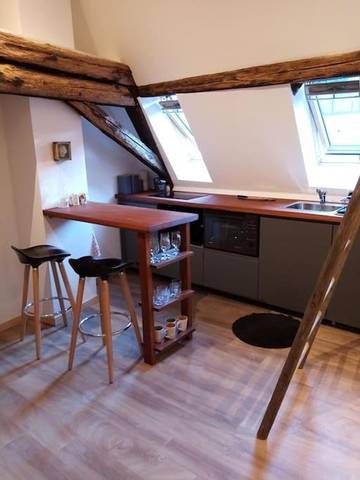 Gîte pour 2 personnes, avec terrasse à Gueberschwihr