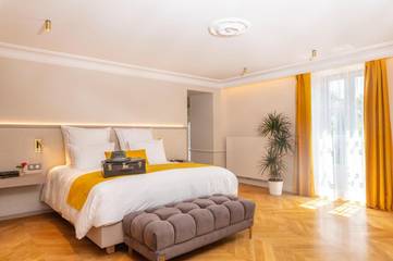 Hôtel pour 2 personnes, avec piscine et vue ainsi que sauna et jardin à Arbois (homonymie)