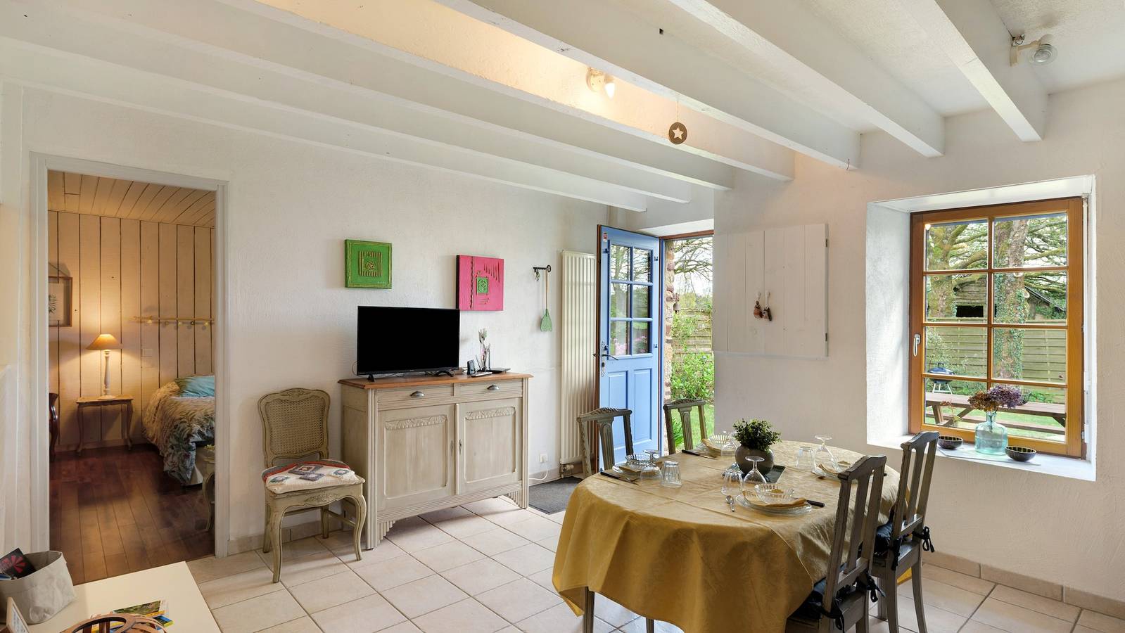 Holiday Home “Gîte La Longère de Brocéliande” with Private Garden in Paimpont, Rennes region