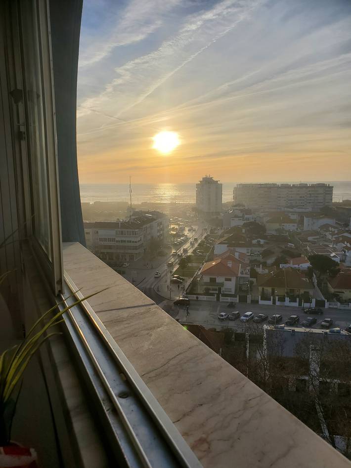 Appartement voor 4 personen, met uitzicht op zee en balkon in Costa da Caparica