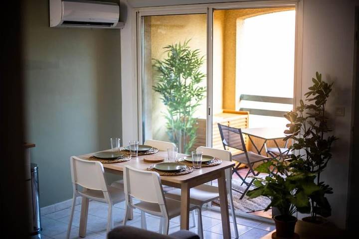 Appartement de vacances pour 4 personnes, avec Balcon