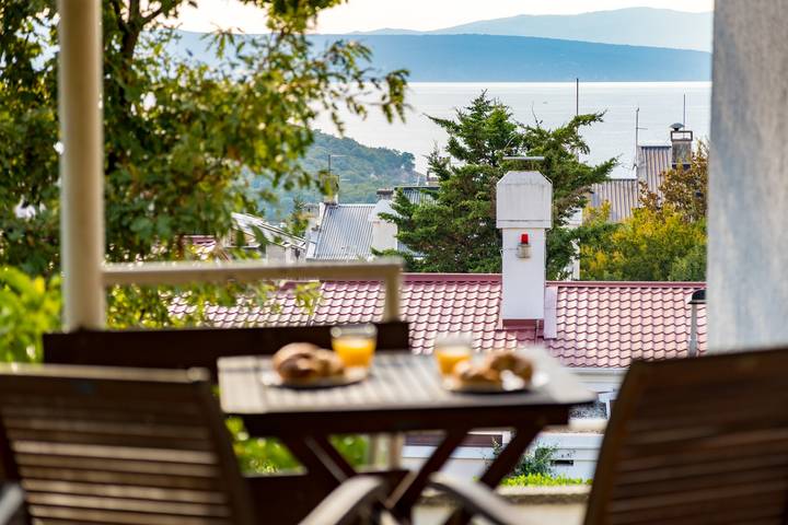 Apartament wakacyjny dla 3 osób, z Balkon w Njivice