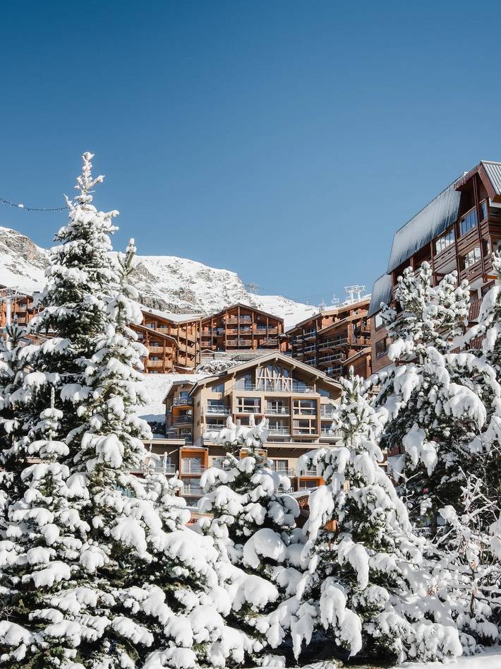 Geheel appartement, Appartement '6p Au Pied Des Pistes' met Uitzicht op de Bergen, Balkon en Wifi in Val Thorens, Massif de la Vanoise