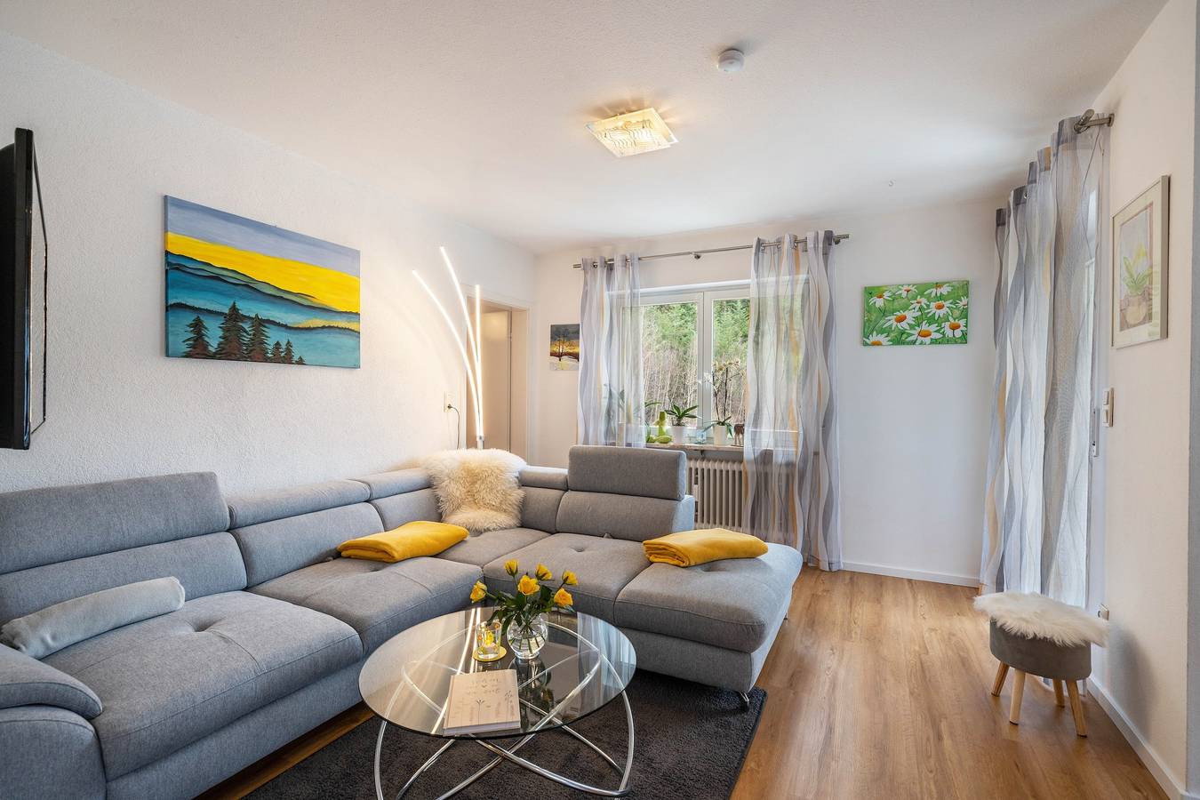 Ganze Wohnung, Ferienwohnung 'Gaby Lehmann' mit Privatterrasse, Gemeinschaftsgarten und Wi-Fi in Hornberg, Mittlerer Schwarzwald
