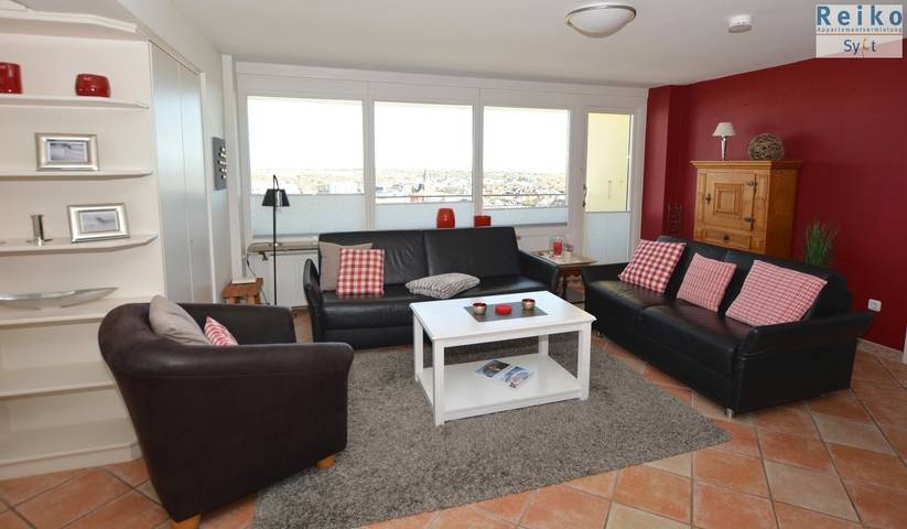 Ferienwohnung für 4 Personen, mit Seeblick und Balkon in Westerland - 2