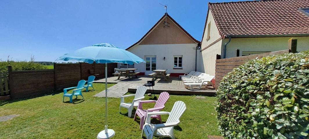 Gîte pour 19 personnes, avec jardin ainsi que terrasse et vue sur le lac à Quend - 3