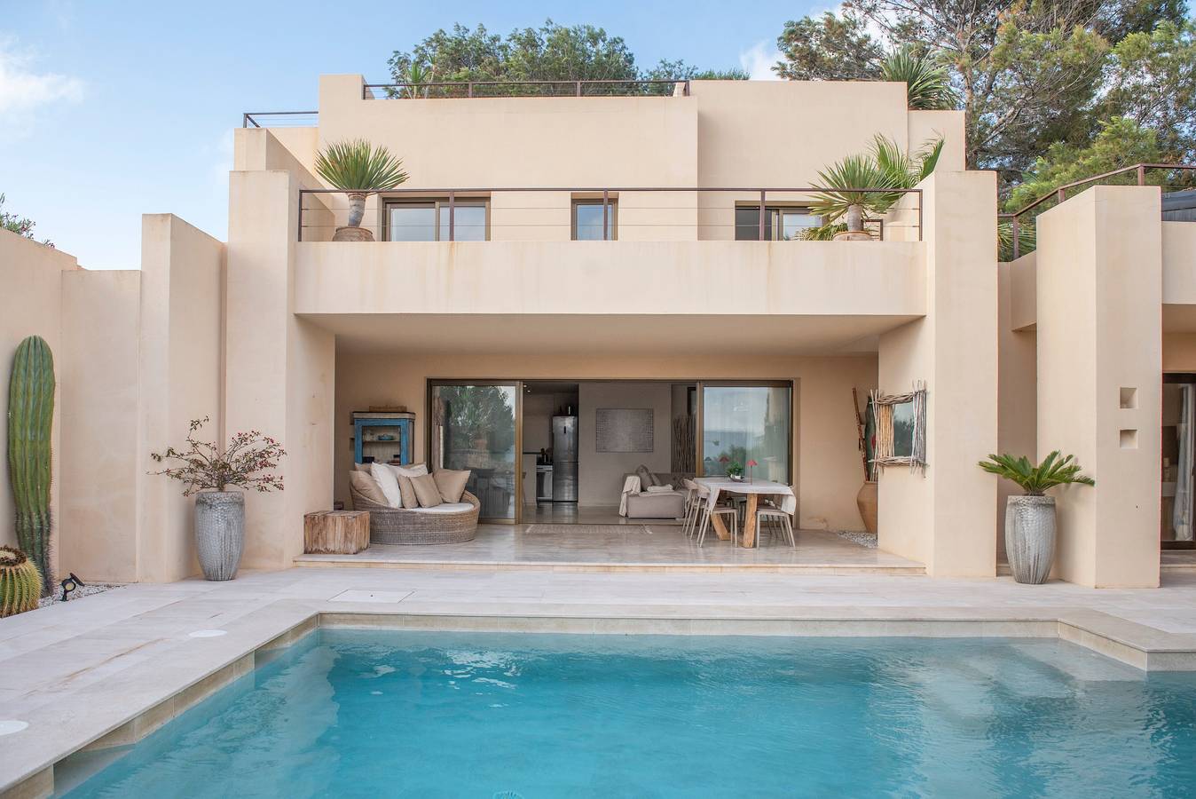 Villa 'La' con vistas al mar, Wi-Fi y aire acondicionado in Sant Josep de sa Talaia, Costa d’Eivissa