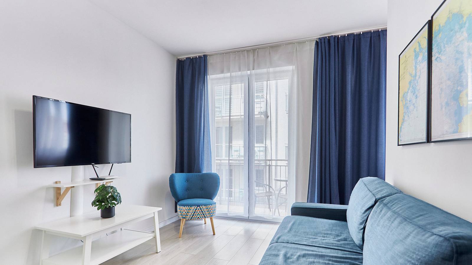 Cały apartament wypoczynkowy, Apartament wakacyjny dla 4 osób z balkon in Świnoujście, Zalew Szczeciński