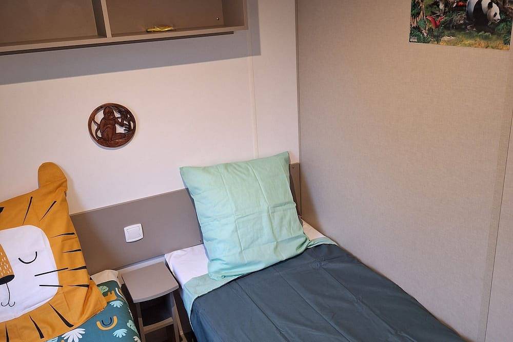 Mobilhome 2 chbs 32m2 camping 4*piscine, aux portes des chateaux, zoo de Beauval in Onzain, Région de Blois
