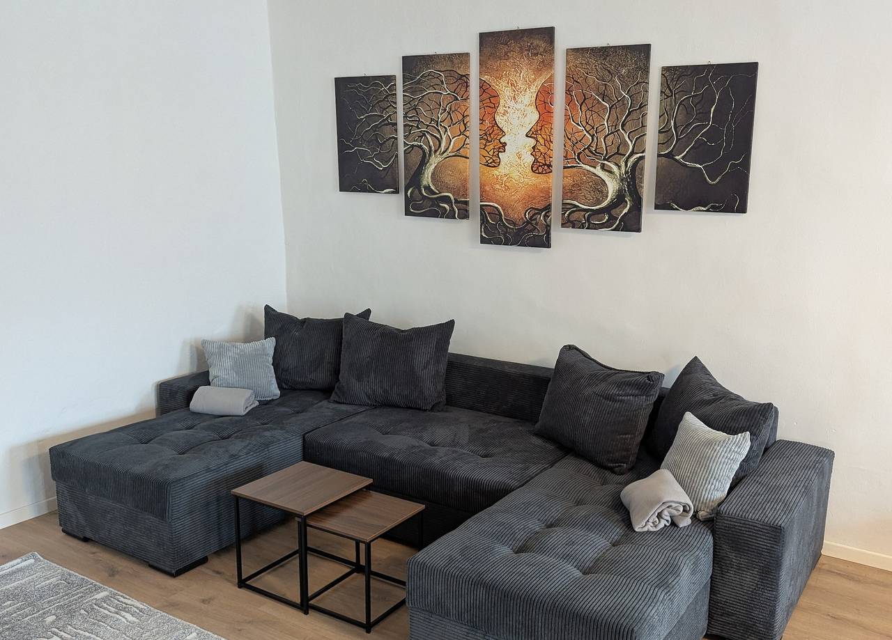 Ganze Ferienwohnung, Ferienwohnung Salzachstadt - Moderne Ferienwohnung, 120qm für max. 8 Personen in Laufen, Rupertiwinkel