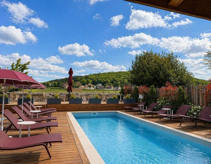 Hôtel pour 2 personnes, avec jardin et piscine à Gevrey-Chambertin