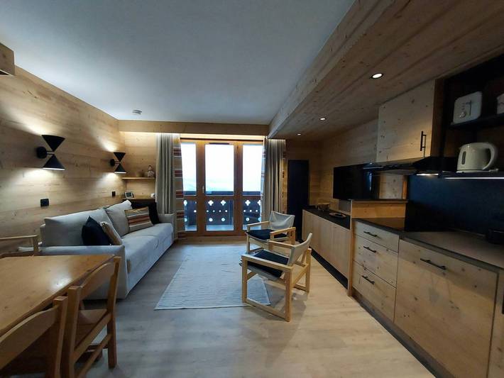 Gîte pour 8 personnes, avec balcon, animaux acceptés à Les Avanchers-Valmorel
