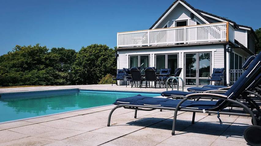Ferienhaus für 13 Personen, mit Pool und Garten sowie Sauna, mit Haustier in Skane