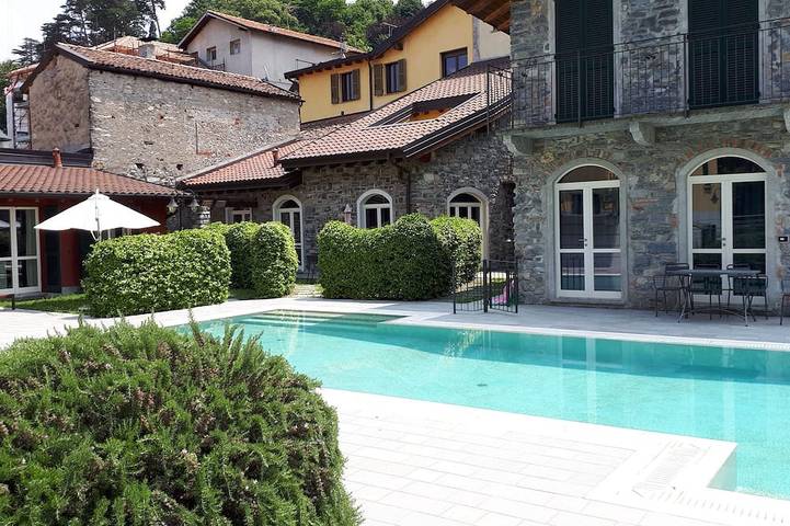 Ferienwohnung für 4 Personen, mit Pool und Garten in Bellagio