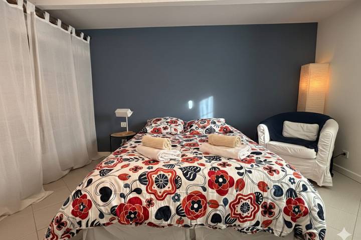 Ganze Wohnung, Ferienwohnung für 3 Personen mit Terrasse in Bischheim, Region Straßburg