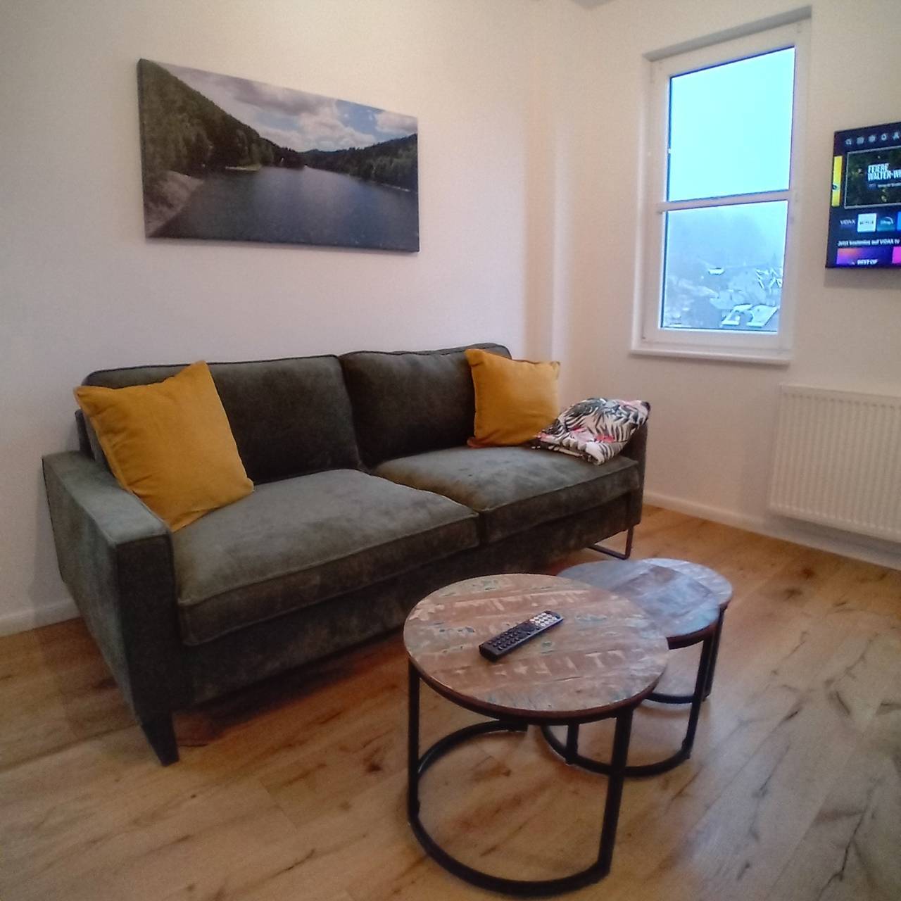 Ganze Wohnung, Ferienwohnung 'A' mit Bergblick, privater Terrasse und Wi-Fi in Lauscha, Rennsteig