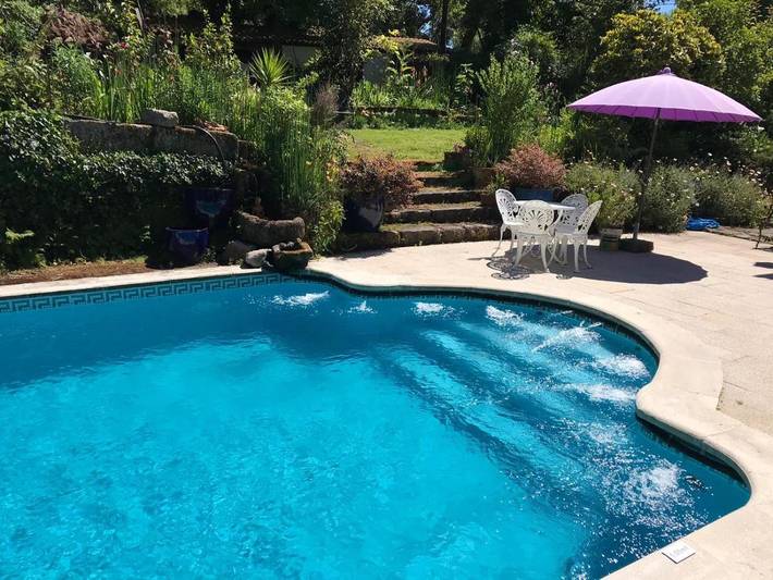 Maison de campagne pour 2 personnes, avec piscine ainsi que jardin et vue dans Facha - 4