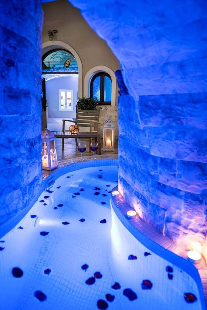 Ferienhaus für 4 Personen, mit Garten und Balkon in Thera