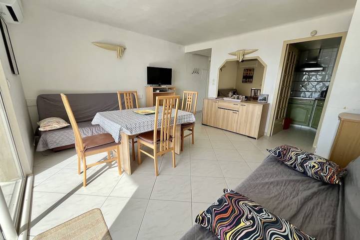 Ganze Wohnung, Schönes Studio mit Meerblick und direktem Zugang zum Strand in Palavas-les-Flots, Mittelmeerküste (Frankreich)