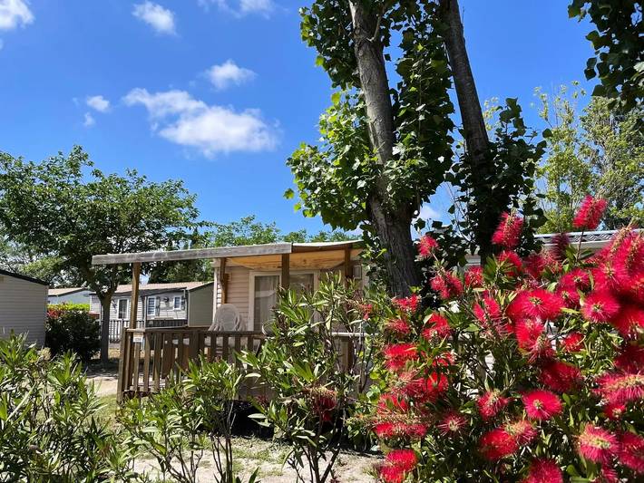 Mobil home pour 4 personnes, avec terrasse à Sigean - 2