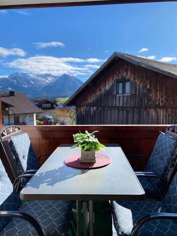 Ferienwohnung für 4 Personen, mit Garten und Ausblick, mit Haustier in Bolsterlang - 4