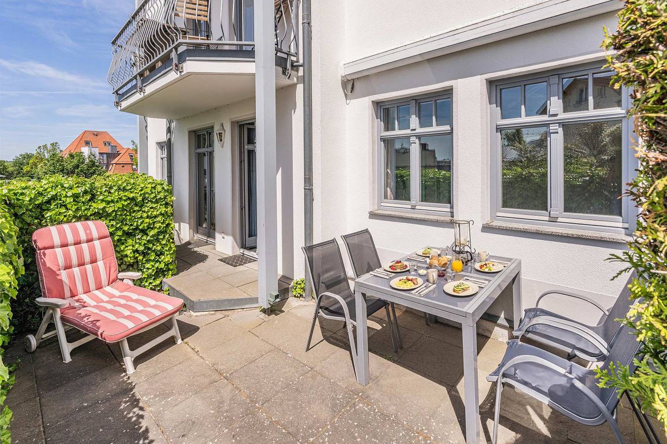 Ganze Wohnung, Strandnahe Ferienwohnung für 4 Personen mit Terrasse in Seebad Heringsdorf, Heringsdorf