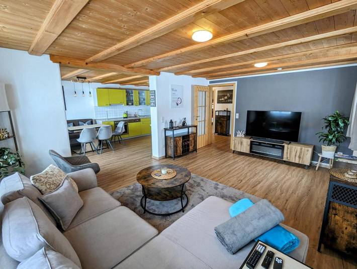 Ferienwohnung für 5 Personen, mit Balkon und Garten in Oberreute