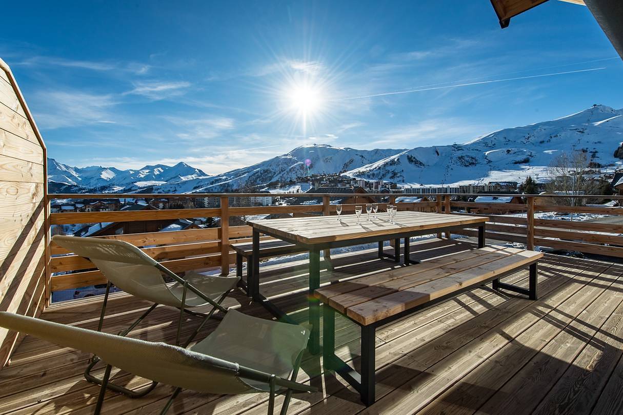 Apartamento vacacional entero, Apartamento de vacaciones para 14 personas con balcón in La Toussuire, Fontcouverte-la Toussuire