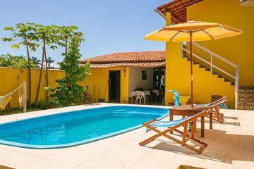 Casas e apartamentos de temporada para 2 pessoas, com piscina e terraço e ainda jardim, com animais de estimação em Ilha de Boipeba