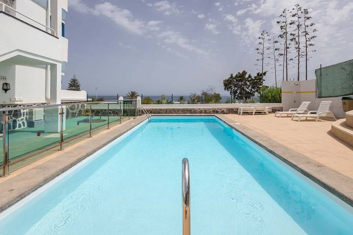 Ferienwohnung für 3 Personen, mit Balkon und Pool in San Agustin - 2