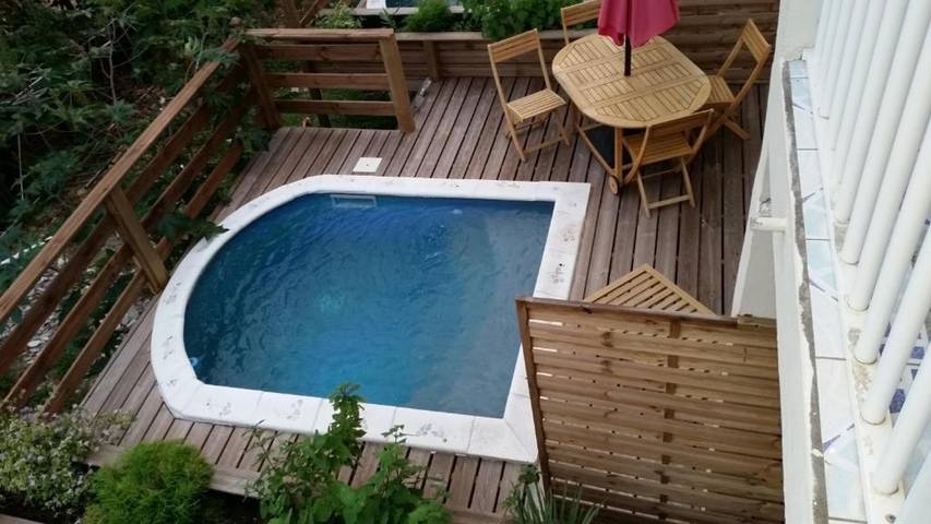 Maison de vacances pour 4 personnes, avec terrasse et piscine