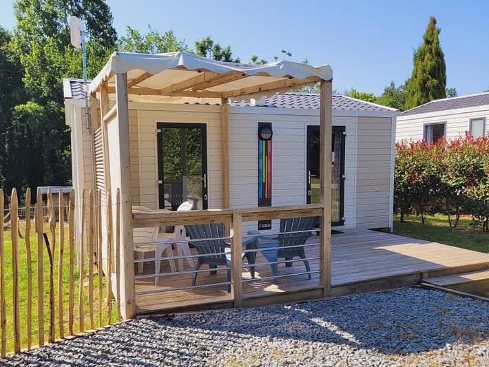 Camping Les Cerisiers - Mobilheim 4 personen - Bahia Solo in Guillac, Pontivy und Umgebung
