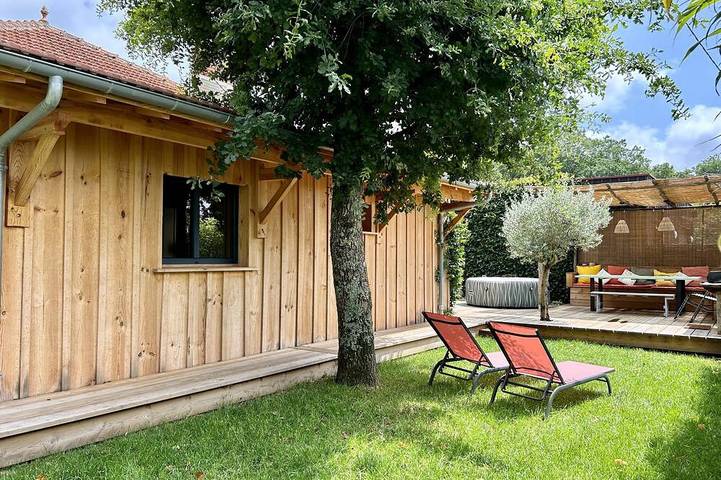 Maison de vacances pour 6 personnes, avec terrasse et jardin à Arès