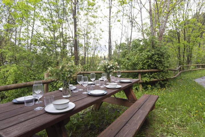 Apartamento para 8 personas, con jardín además de vistas y terraza en Panticosa
