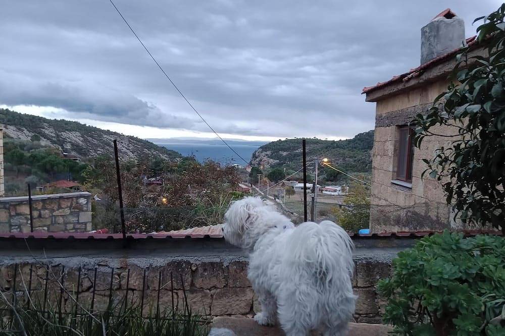Detached, stone house with garden, 1+1 layout, magnificent view in Assos-Arıklı. in Ayvacık, Turkse Egeïsche Zee
