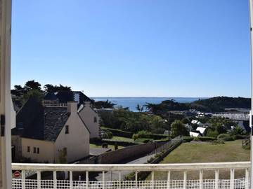 Gîte pour 4 personnes, avec balcon dans Plage Pors Termen Trebeurden