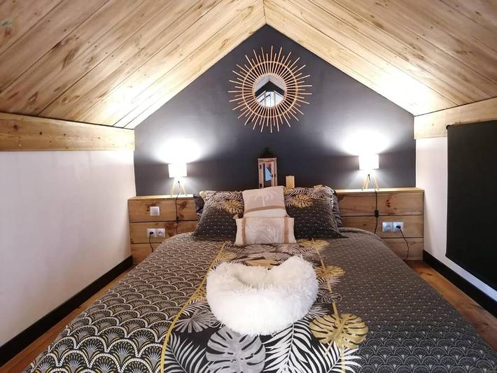 Maison de vacances pour 2 personnes, avec jardin ainsi que jacuzzi et piscine