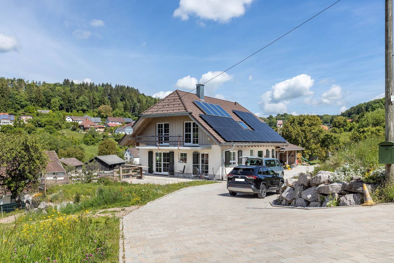 Ganze Wohnung, Ferienwohnung 'Fewo Schwarzwälder Blattert' mit privater Terrasse, Gemeinschaftsgarten und Wlan in Bonndorf im Schwarzwald, Südschwarzwald
