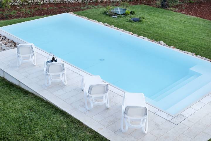 Superior pool villa w/ huge garden in Salve, Gulf of Taranto